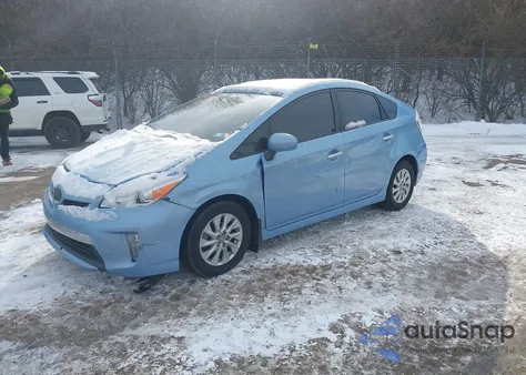 2012 Toyota Prius Plug-In from USA, damaged, VIN JTDKN3DP3C3006011